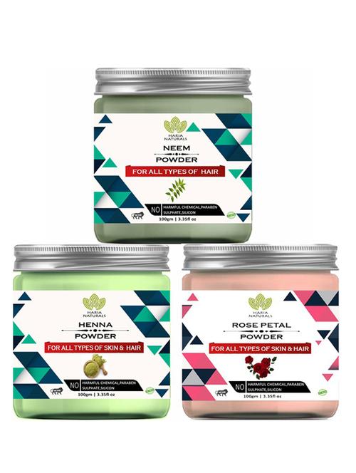 pack of 3 100% pure & natural powder combo - 18638270 - Very Small Image - 1