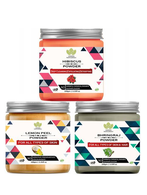 pack of 3 100% pure & natural powder combo - 18638273 - Very Small Image - 1