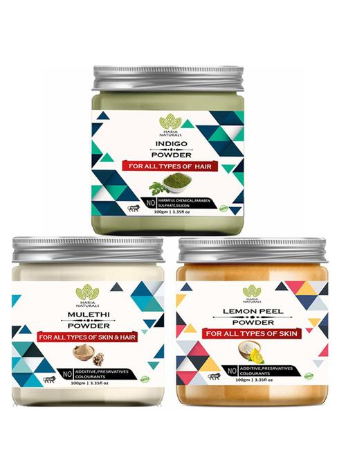 pack of 3 100% pure & natural powder combo - 18638276 - Very Small Image - 1