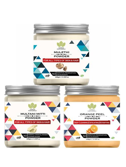 pack of 3 100% pure & natural powder combo - 18638280 - Very Small Image - 1