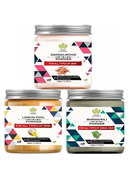 pack of 3 100% pure & natural powder combo - 18638287 - Very Small Image - 1