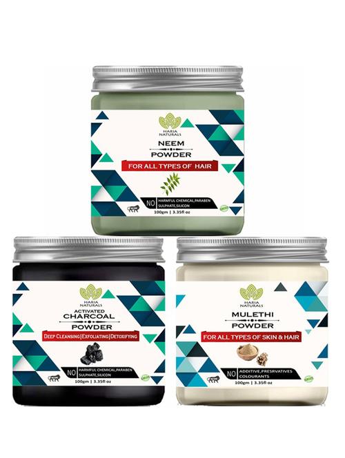 pack of 3 100% pure & natural powder combo - 18638292 - Very Small Image - 1