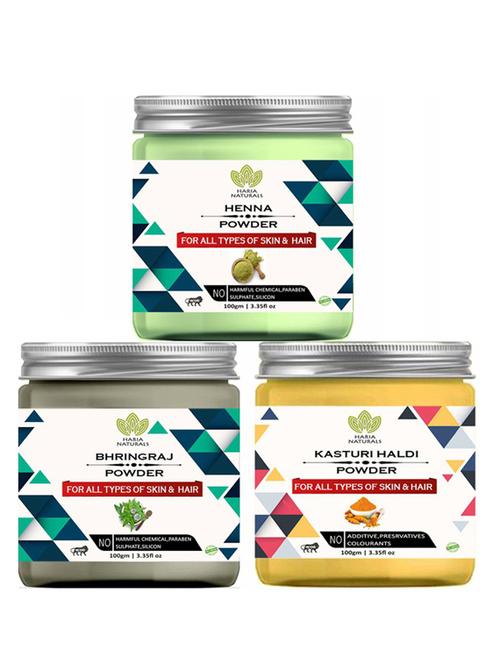 pack of 3 100% pure & natural powder combo - 18638298 - Very Small Image - 1