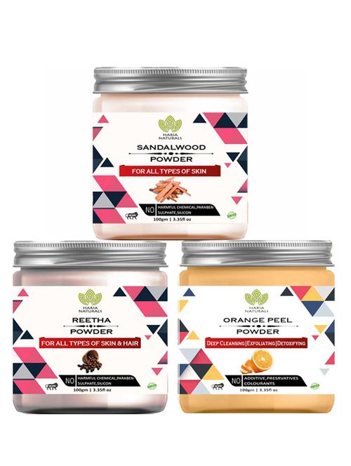 pack of 3 100% pure & natural powder combo - 18638308 - Very Small Image - 1