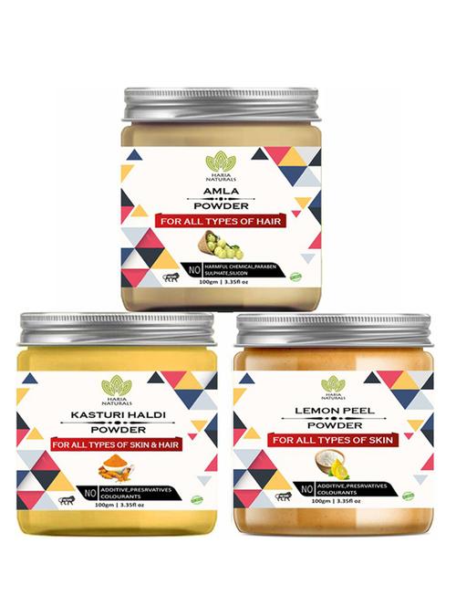 pack of 3 100% pure & natural powder combo - 18638310 - Very Small Image - 1