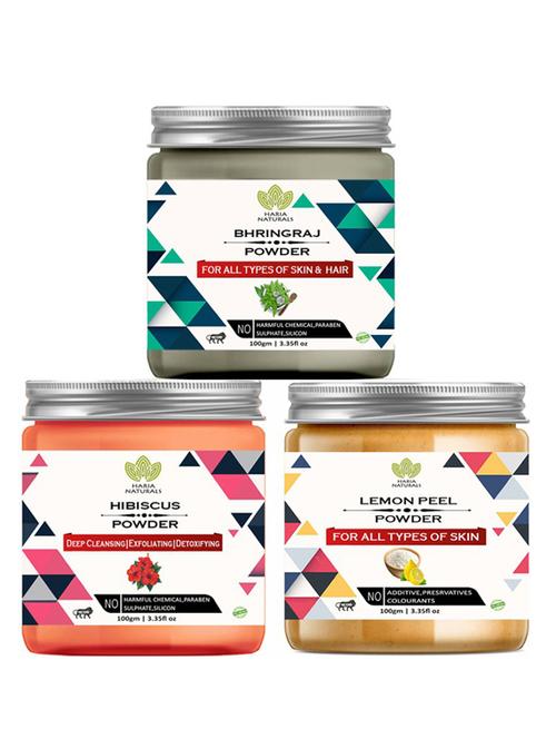 pack of 3 100% pure & natural powder combo - 18638319 - Very Small Image - 1