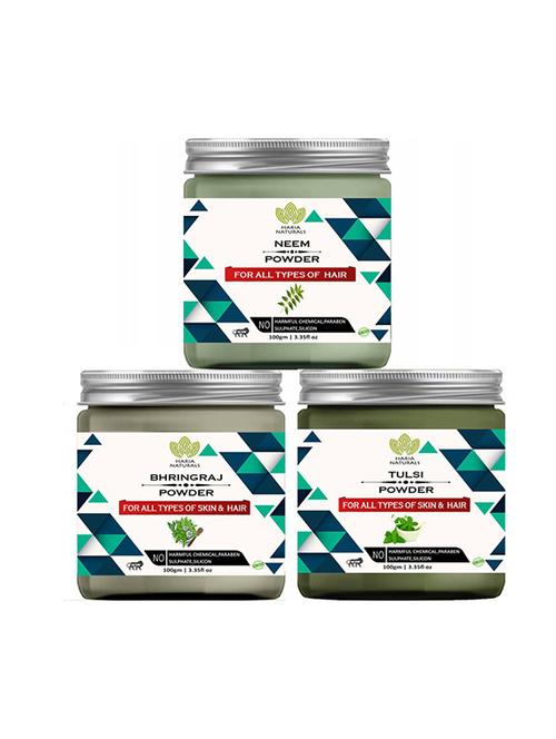 pack of 3 100% pure & natural powder combo - 18638935 - Very Small Image - 1