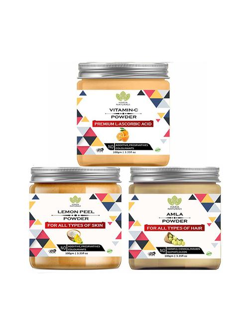 pack of 3 100% pure & natural powder combo - 18638940 - Very Small Image - 1