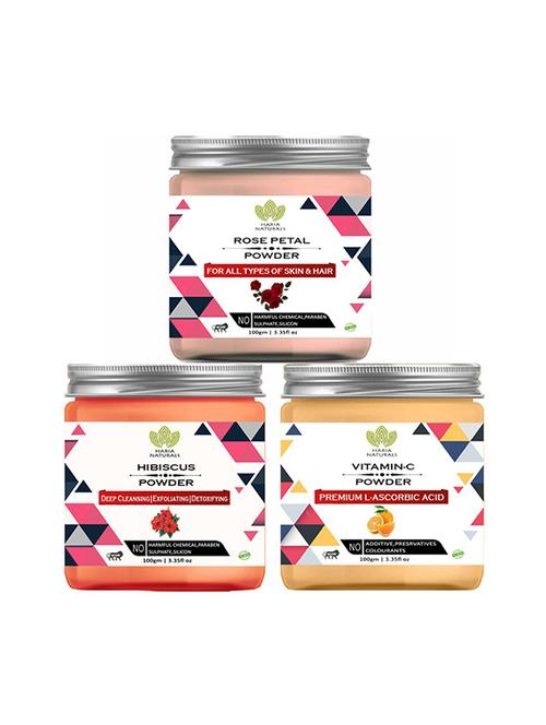 pack of 3 100% pure & natural powder combo - 18638941 - Very Small Image - 1