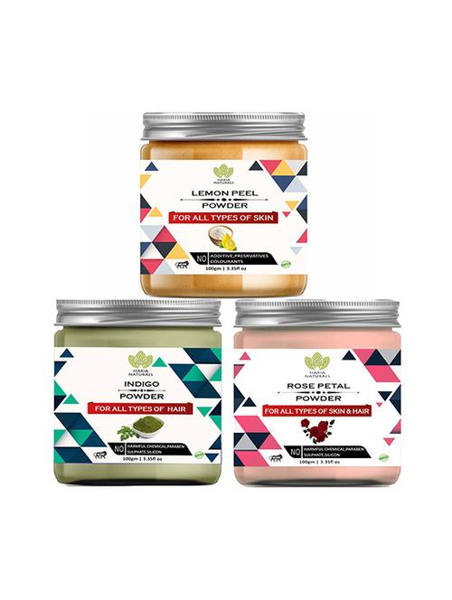 pack of 3 100% pure & natural powder combo - 18638950 - Very Small Image - 1