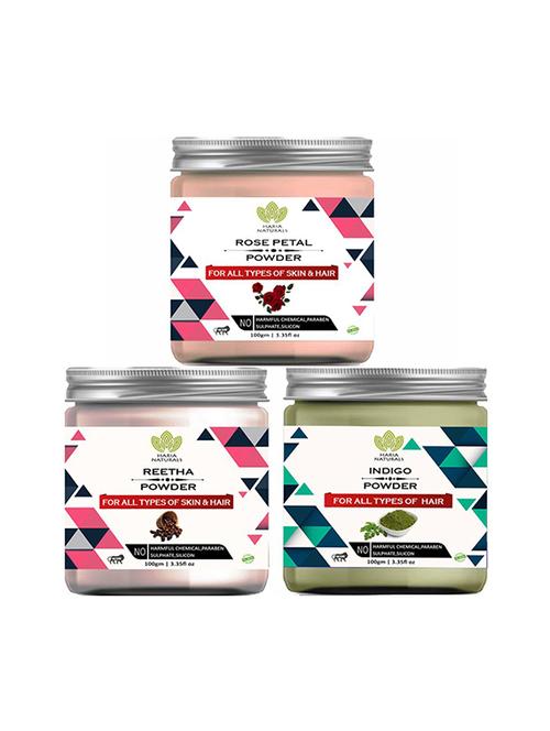 pack of 3 100% pure & natural powder combo - 18638969 - Very Small Image - 1