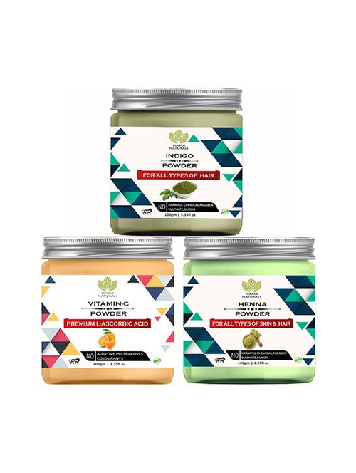 pack of 3 100% pure & natural powder combo - 18638972 - Very Small Image - 1