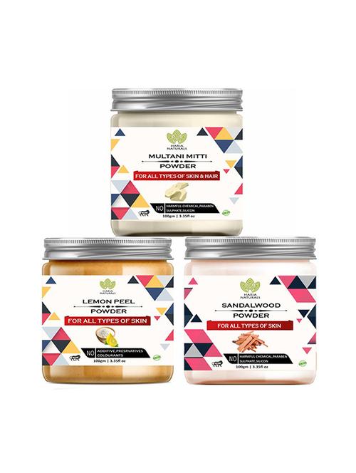 pack of 3 100% pure & natural powder combo - 18638975 - Very Small Image - 1