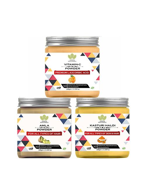 pack of 3 100% pure & natural powder combo - 18638984 - Very Small Image - 1