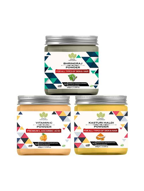 pack of 3 100% pure & natural powder combo - 18638990 - Very Small Image - 1