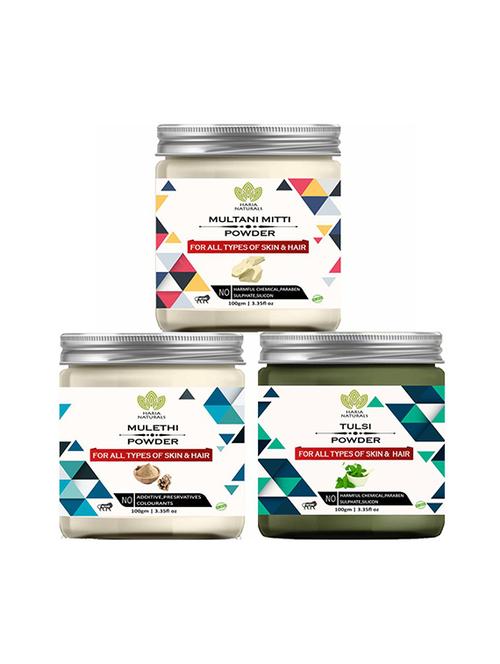 pack of 3 100% pure & natural powder combo - 18638994 - Very Small Image - 1