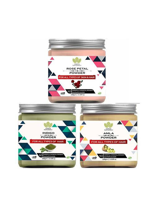 pack of 3 100% pure & natural powder combo - 18639002 - Very Small Image - 1