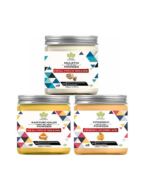 pack of 3 100% pure & natural powder combo - 18639021 - Very Small Image - 1