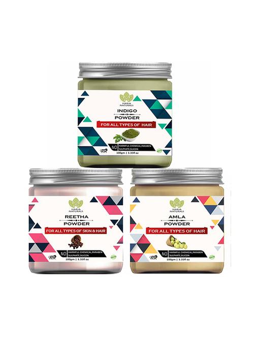 pack of 3 100% pure & natural powder combo - 18639026 - Very Small Image - 1