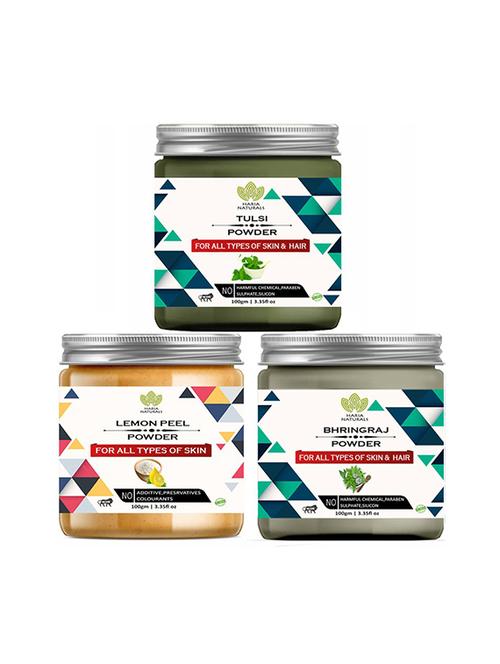 pack of 3 100% pure & natural powder combo - 18639031 - Very Small Image - 1