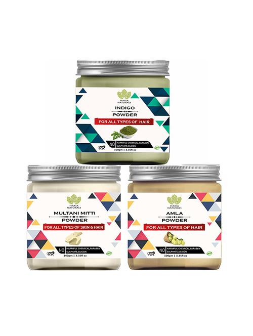 pack of 3 100% pure & natural powder combo - 18639033 - Very Small Image - 1