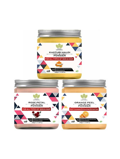 pack of 3 100% pure & natural powder combo - 18639036 - Very Small Image - 1