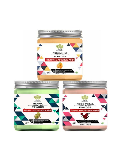 pack of 3 100% pure & natural powder combo - 18639037 - Very Small Image - 1