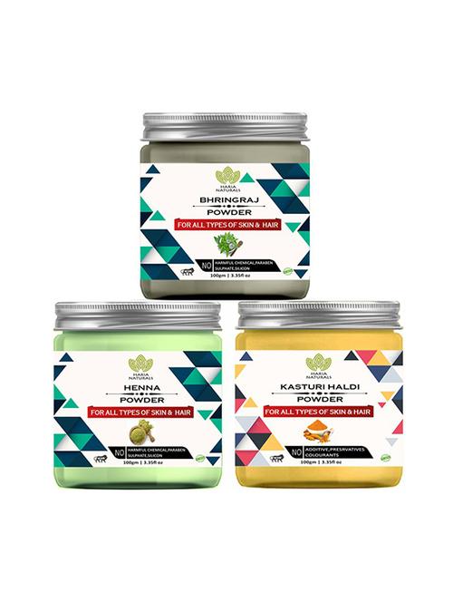 pack of 3 100% pure & natural powder combo - 18639045 - Very Small Image - 1