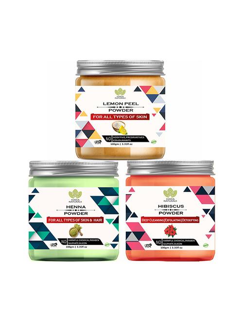 pack of 3 100% pure & natural powder combo - 18639054 - Very Small Image - 1