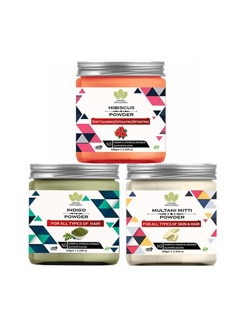 pack of 3 100% pure & natural powder combo - 18639055 - Very Small Image - 1