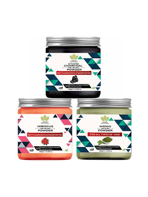 pack of 3 100% pure & natural powder combo - 18639059 - Very Small Image - 1