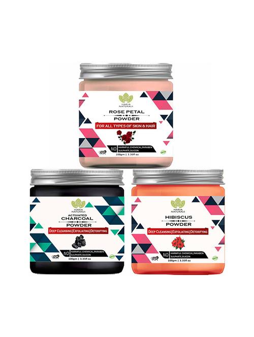 pack of 3 100% pure & natural powder combo - 18639063 - Very Small Image - 1