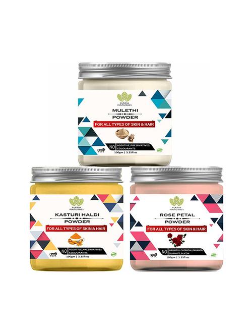 pack of 3 100% pure & natural powder combo - 18639065 - Very Small Image - 1