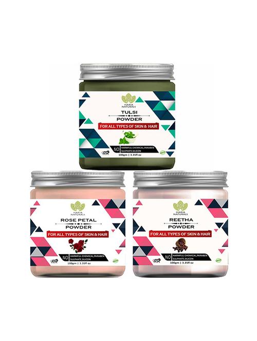 pack of 3 100% pure & natural powder combo - 18639066 - Very Small Image - 1