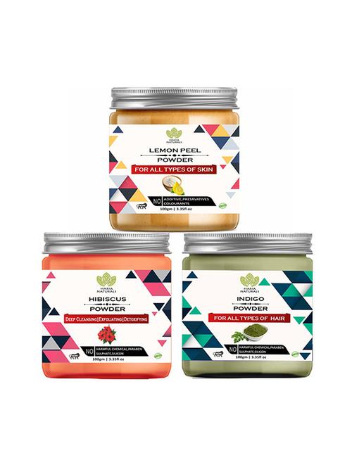 pack of 3 100% pure & natural powder combo - 18639067 - Very Small Image - 1