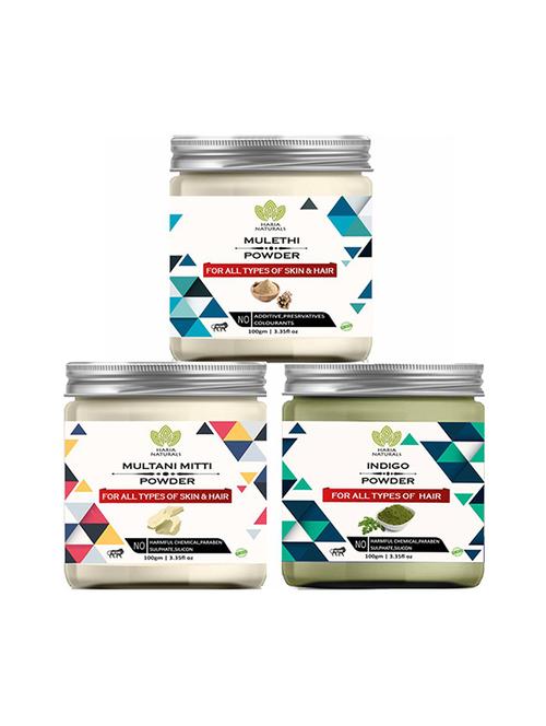 pack of 3 100% pure & natural powder combo - 18639069 - Very Small Image - 1