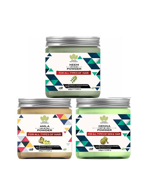 pack of 3 100% pure & natural powder combo - 18639070 - Very Small Image - 1