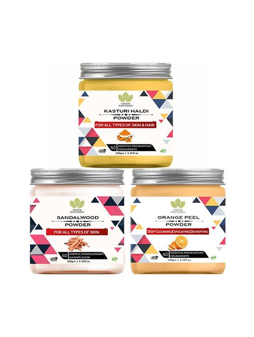 pack of 3 100% pure & natural powder combo - 18639073 - Very Small Image - 1