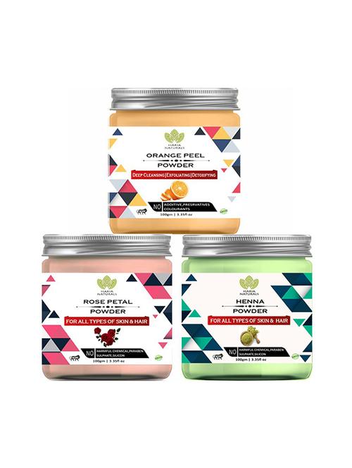 pack of 3 100% pure & natural powder combo - 18639076 - Very Small Image - 1