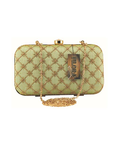 embroidered ethnic clutch - 18640619 - Very Small Image - 1