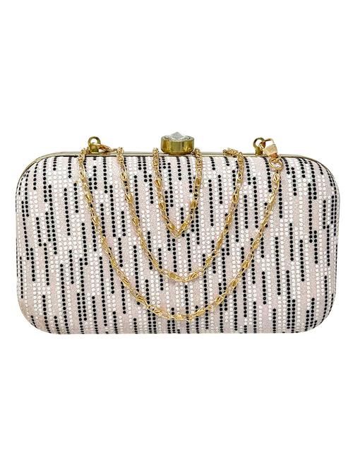 cream silicone ethnic clutch - 18640755 - Very Small Image - 1