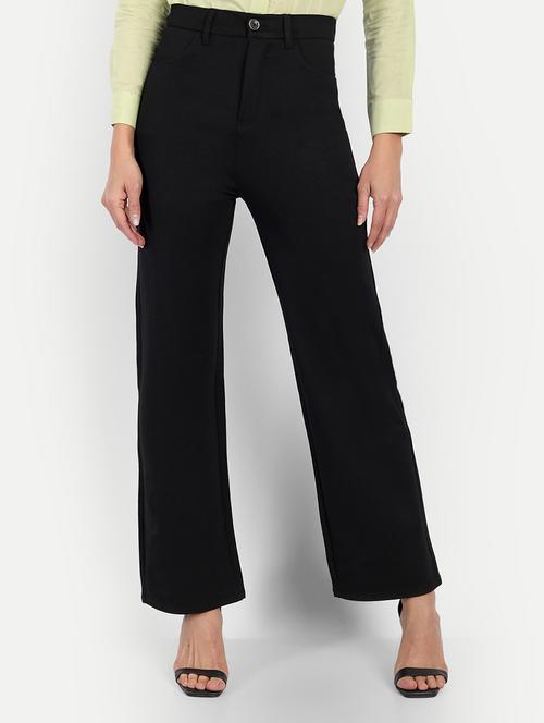 women's plain wide leg jeans - 18641588 - Very Small Image - 1