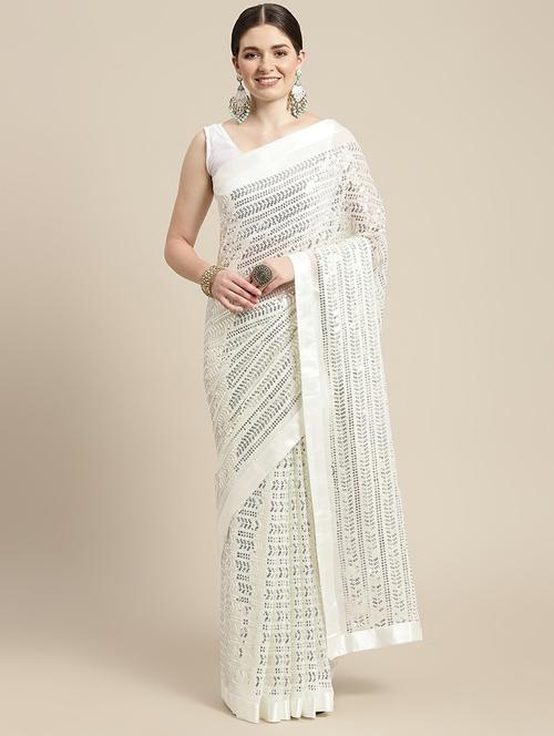 women's embellished saree with blouse - 18642686 - Very Small Image - 1