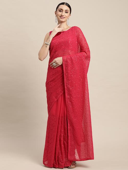 women's embellished saree with blouse - 18642966 - Very Small Image - 1