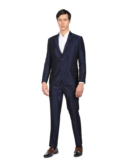 notched lapel collar single breasted suit - 18645218 - Very Small Image - 1