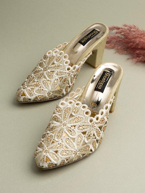 women embellished slip on sandal - 18645234 - Very Small Image - 1