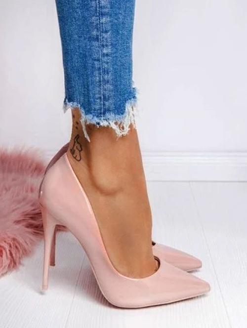 women solid slip on pump - 18645246 - Very Small Image - 1