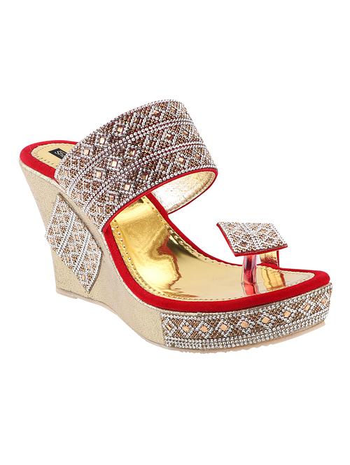 women embellished one toe sandal - 18645267 - Very Small Image - 1