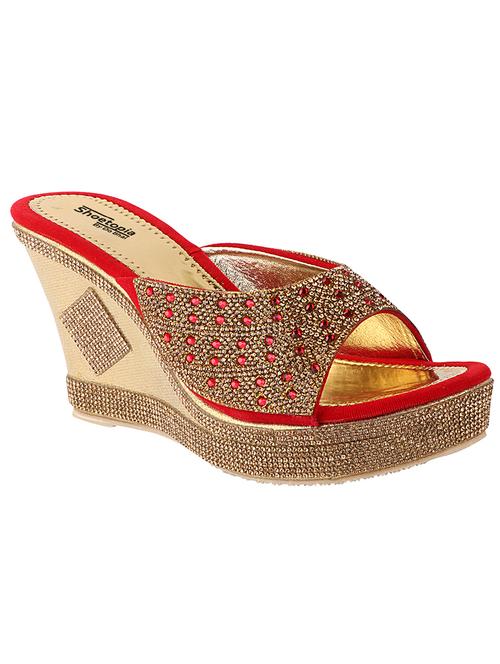 women embellished slip on sandal - 18645276 - Very Small Image - 1