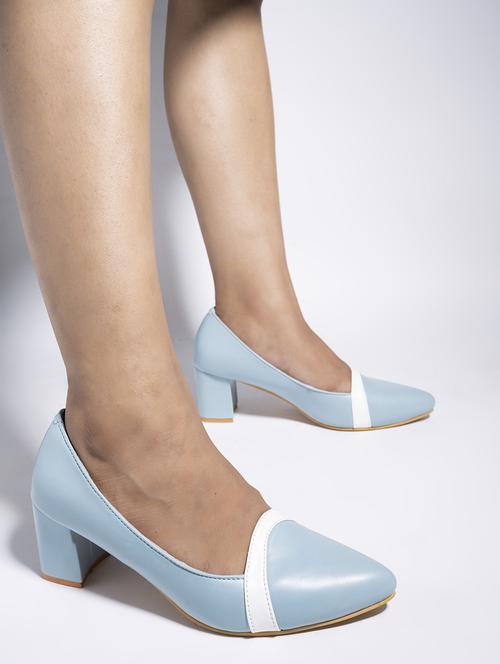 women solid slip on pump - 18645367 - Very Small Image - 1